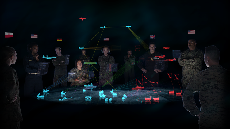 Powered by the proven Integrated Battle Command System (IBCS), Northrop Grumman is fundamentally changing the fight by enabling a connected battlespace. (Photo Credit: Northrop Grumman) Creating an Integrated Multi-Domain & Multi-National Command and Control Capability Across the Battlespace