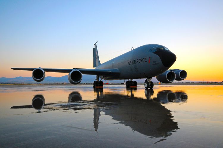 A KC-135 Stratotanker. (Photo Credit: U.S. Air National Guard) How Northrop Grumman Enhances Mission Readiness for Air Tankers- 1