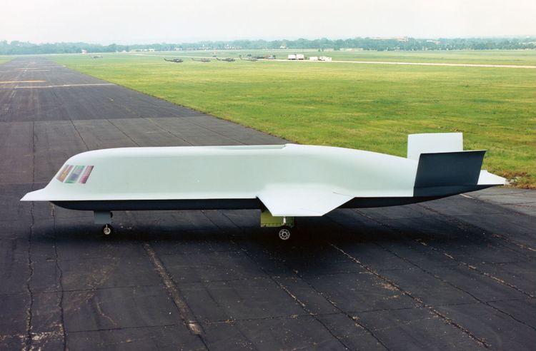 Tacit Blue at the National Museum of the United States Air Force. (Photo Credit: U.S. Air Force) Leading Decades of Stealth Innovation 2