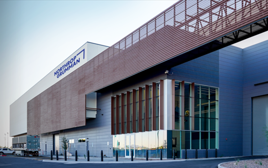 Northrop Grumman expanded its Gilbert, Arizona satellite manufacturing from 135,000 square feet to 250,000 square feet in response to increasing customer demand for its spacecraft. Photo credit: Gensler Making History In Space--Every Day NG Glibert Facility