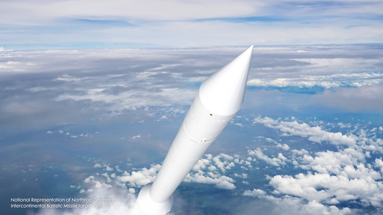 The Modified Ballistic Re-Entry Vehicle-11 (MBRV-11) is a new front-end that will be integrated onto intermediate range ballistic missile and intercontinental ballistic missile targets, emulating sophisticated threats the Next Generation Interceptor is designed to defeat in missile defense test demonstrations. (Credit: Northrop Grumman) Northrop Grumman Cleared for Production of NGI Target Vehicle