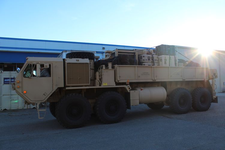 The Integrated Collaborative Environment (ICE) loaded onto a heavy expanded mobility tactical truck outside Northrop Grumman’s Huntsville Manufacturing Center in Alabama. (Photo Credit: Northrop Grumman) Northrop Grumman Completes First Production Delivery for the US Army's Integrated Battle Command System