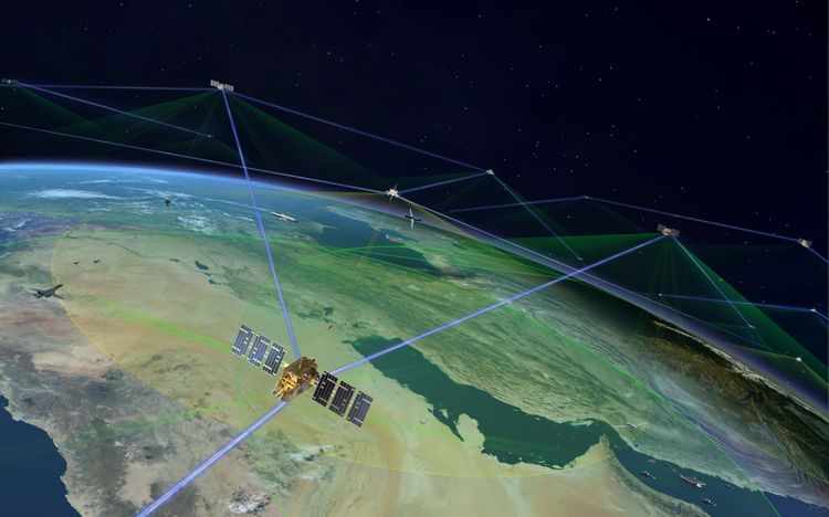 Northrop Grumman’s Tranche 2 satellites have successfully passed preliminary design review and are on track for critical design review later this year. (Credit: Northrop Grumman) Northrop Grumman Completes Preliminary Design Review for the Latest Generation of Space Development Agency's Proliferated Data Transport Satellites