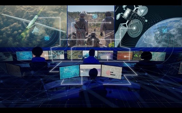Northrop Grumman's Converged Sensor integrates four critical mission capabilities – sense, effect/jam, inject and communicate. Credit: Northrop Grumman Northrop Grumman Demonstrates New Sensor Capability for the Emerging Battlespace