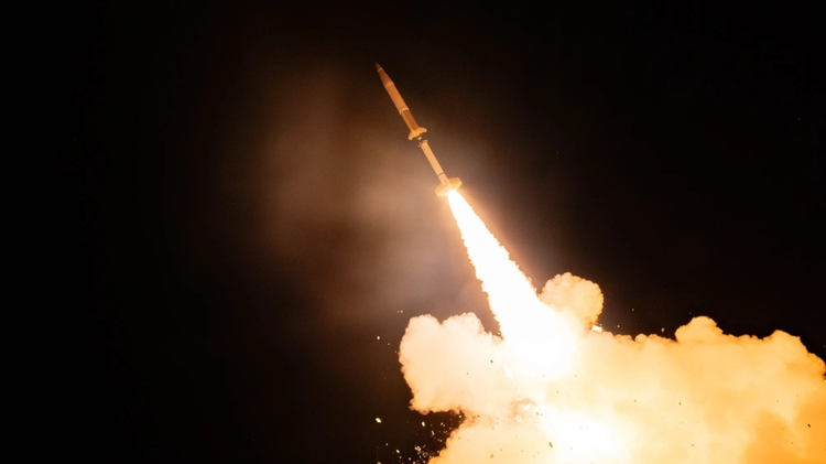 The Zombie “Black Dagger” configuration emulated an adversarial threat to test the Lower Tier Air and Missile Defense Sensor system. (Photo Credit: U.S. Army Space and Missile Defense Command) Northrop Grumman Launches Black Dagger Target to Test New Patriot Missile System Sensor