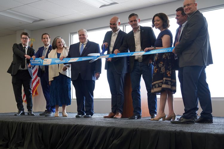 Northrop Grumman and New Mexico leaders cut the ribbon for Northrop Grumman’s new facility next to Kirtland Air Force Base (Photo Credit: Northrop Grumman) Northrop Grumman Unveils New Facility in Albuquerque
