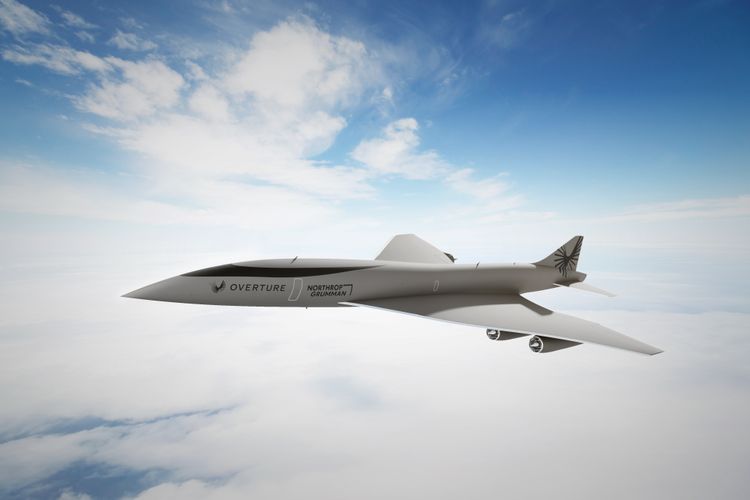 Rendering of the special-mission variant of the Overture supersonic special-mission aircraft for the U.S. military and allies. Northrop Grumman and Boom Supersonic Collaborate on New Supersonic Aircraft for Quick-Reaction Missions_1