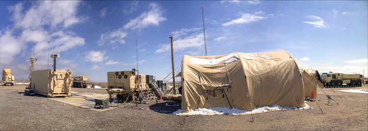 Integrated Battle Command System (IBCS) equipment emplaced for testing at White Sands Missile Range, New Mexico. (Photo Credit: U.S. Army) Northrop Grumman's IBCS Approved For Full Rate Production Readying Transformational System For Fielding Around the Globe
