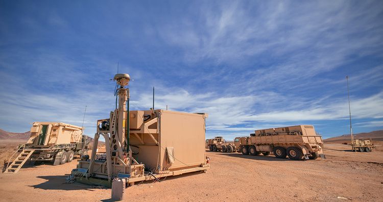A Northrop Grumman-produced Engagement Operations Center (EOC) emplaced at White Sands Missile Range, New Mexico, during the live fire flight tests (Photo Credit: U.S. Army). Northrop Grummans Integrated Battle Command System Expands the Battlespace During Live-Fire Flight Tests with New Sensor