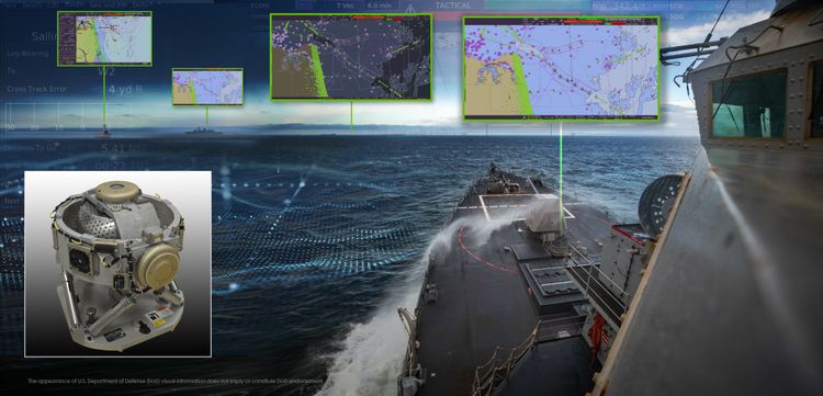 The Northrop Grumman-built AN/WSN-12 Inertial Sensor Module provides accurate positioning data with or without GPS for Navy ships and submarines. (Photo Credit: U.S. Navy) Northrop Grumman to Produce New Maritime Navigation Sensor for U.S. Navy