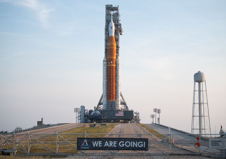 Northrop Grumman-manufactured twin solid rocket boosters will support the first flight of NASA’s Space Launch System and Artemis. Credit: NASA Northrop Grumman's Boosters Ready to Launch a New Era of Deep Space Exploration for NASAs Artemis Program