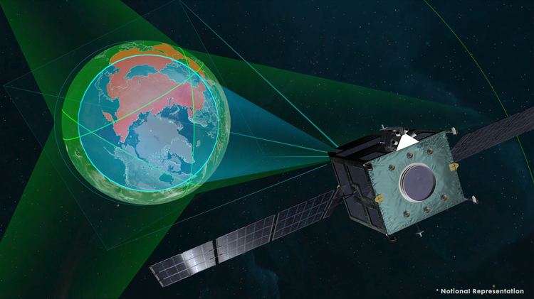 The Phase 2 contract for the Next-Generation Overhead Persistent Infrared Polar program will continue manufacturing, assembly, integration and testing of the space vehicles and ground systems. (Credit: Northrop Grumman) Northrop Grummans Missile-Warning Satellites for Next-Gen Polar Program Advance to Manufacturing